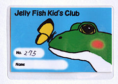 Jelly Fish Kids Club�J�[�h