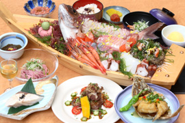 舟盛り料理コース
